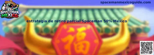 Ilustración de la estrategia de retiro parcial del 50% en Spaceman México