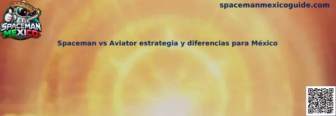 Comparación visual entre Spaceman y Aviator para comprender sus diferencias, estrategias y controles de apuesta en México